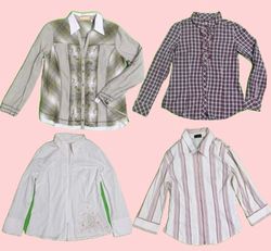 Y2k pan stripe Blouse