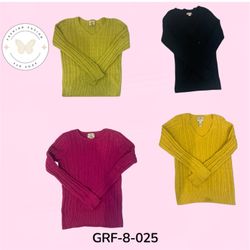 Premium Women’s Cable zipper Knit Sweaters | Authe..