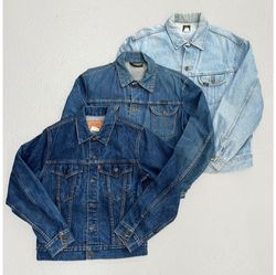 Lee Levis Wrangler denim jackets