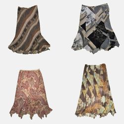 Y2K Grunge Hippie Tiered Skirts