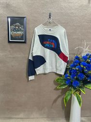 upcycle authentic TNF sweashirts 🐒🐒🐒