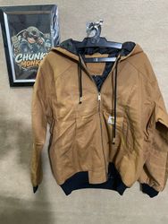 Giacca a vento con cappuccio Carhartt riciclata 🐒