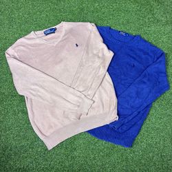 ralph lauren mix sweater(zrs 246)