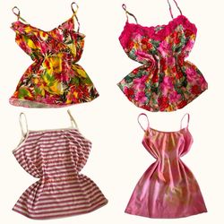 Y2K Fairycore Tropical Cami Tops - ST-060