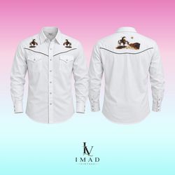 T-shirt western oversize
