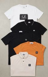 PREMIUM BRAND STONE ISLAND AND CP T SHIRT MIXED