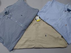 Ralph Lauren Button-Up Shirts – Grade A/B – 20 Pcs..