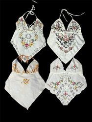 Upcycle Y2K style cami Tops |V-T 788