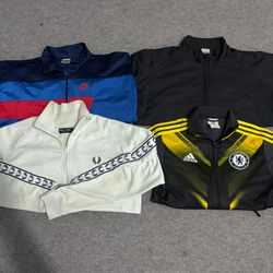 Mens vintage windbreaker and tracksuit