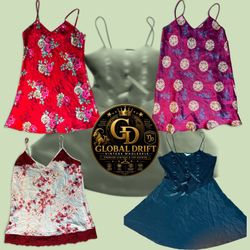 Y2K cami sole Silk Printed  Nighty