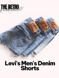 Levis Vintage Denim Shorts.     #415