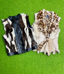 Fur and Leather Vests id (901)