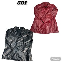 Leather jacket for women #501.