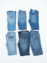 Z-75 Vintage Y2K Pocket Detail Bootcut Jeans Whole..