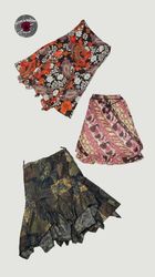 Y2k boho skirts WR2165