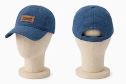CR1929 UPCYCLED DENIM BASEBALL CAP
