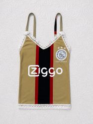 Upcycled Football Lace Trim Cami Top