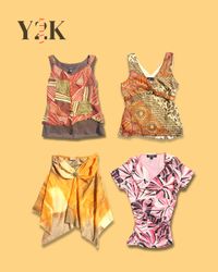 Y2K Vintage Printed Top Bundle (Yv-838)