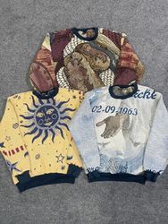 Upcycled Tapestry Sweater