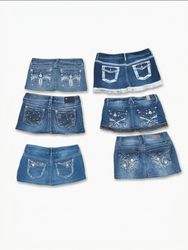 Y2k denim mini skirts (VM-120)