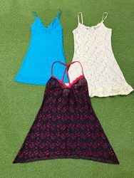 Yv122 lace chemise slip dress 14P