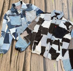 Upcycled Levi’s Denim Patch Jacket