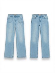 (FV-2748) Y2K Denim Flared Jeans