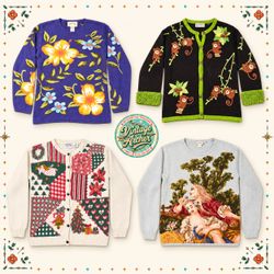 Pulls vintage en laine épaisse, 10 pièces (S8)