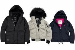Hollister Abercrombie & Fitch fur  Jackets