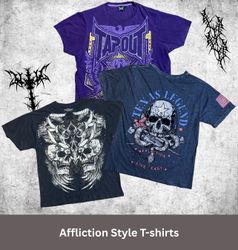 Affliction Printed T-Shirts including MMA Elite