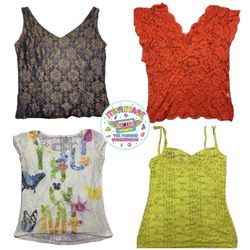 Y2K Vintage Lace Top Bundle – 9pcs Wholesale | VR3..