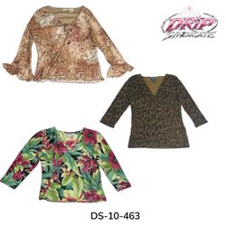 Chaps Women Printed Blouses (DS-10-463)