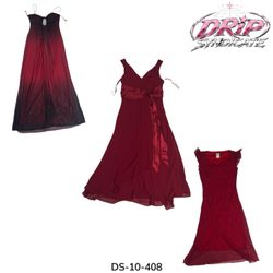Women Red Maxi Dresses (DS-10-408)