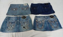 CR10890 Upcycled Miss Me and True Religion Mini De..