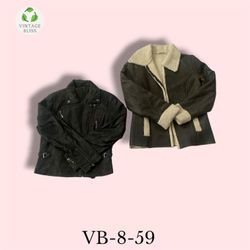 Y2K Vintage Leather Jacket Wholesale Bundle (VB-8-..