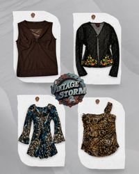 Y2K Grunge Blouse