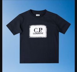 T-shirt mixata con marchio