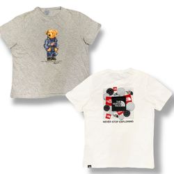 Vintage RL and TNF Tees