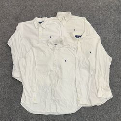 Premium White Ralph Lauren Men’s Shirts Bundle