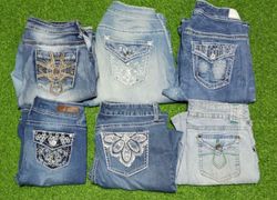 WALLFLOWER AND OTHER MIX BRANDS JEANS (B 72)