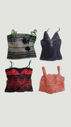 Women's Strapless Bustiers and Camisole Tops