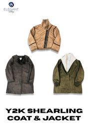 Y2K Suede Jackets & Shearling Coat- EV2276