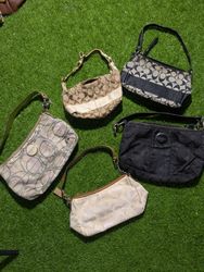 Coach Signature Canvas Small Handbags