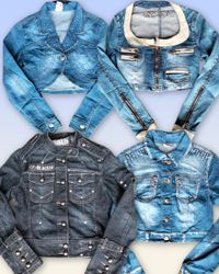 Denim Cropped jacket 10 pieces