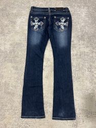 Y2K Stil Verzierte/Bestickte Jeans - [TS-0726]
