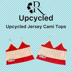 Upcycled Y2K Jersey Cami Tops