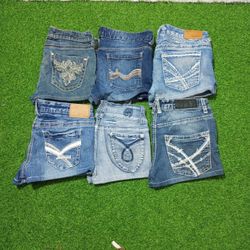 RUE21 AND OTHER BRAND MINI MICRO SHORTS (C 357)