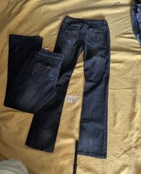 Y2K beautiful flare jeans 106