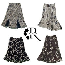 Y2K Brightney Era Girl Poly Maxi Skirt RW-2249
