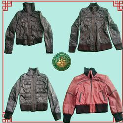 European leather Vintage Oversized Genuine Leather..